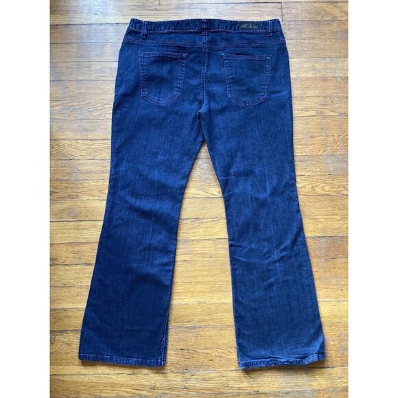 CHARLOTTE RUSSE Everyday BootCut Jeans sz 14S | Dark Blue - Picture 9 of 9